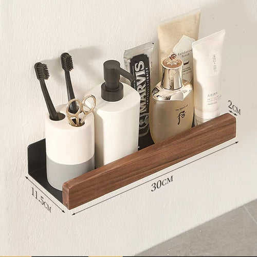 Bathroom Rack Wall-mounted Shower Room Toilet Nordic style Shelf