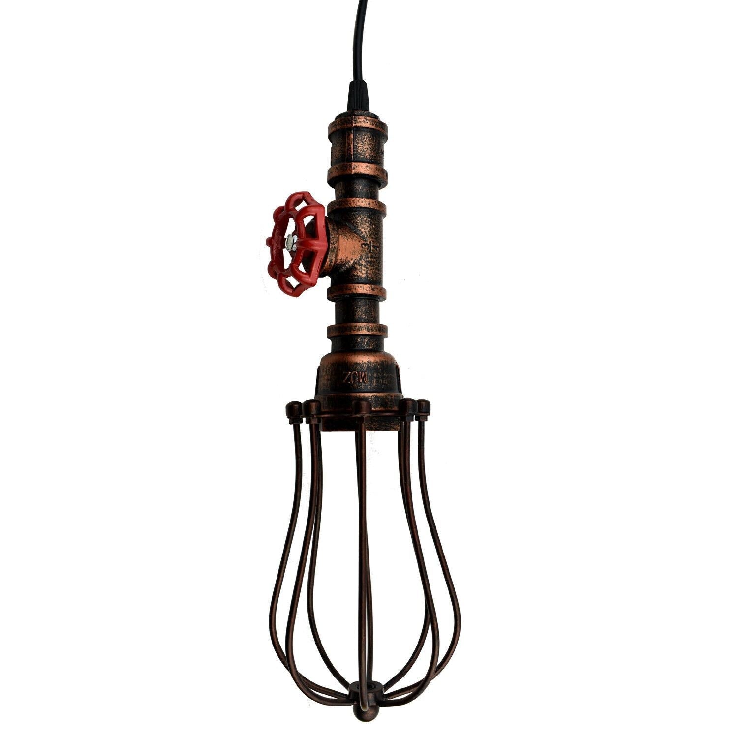 Industrial Balloon Cage Water Pipe Ceiling Light ~1378