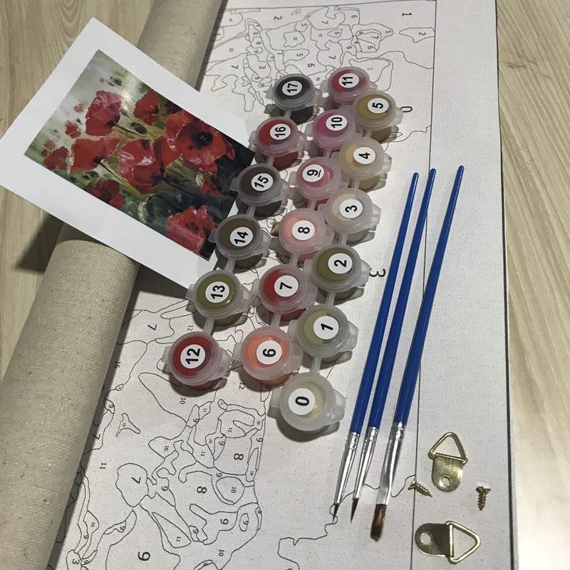 Handcrafted digital canvas art for grown-up creative coloring