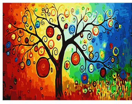 Digital Tree Art DIY with Electronic Tools