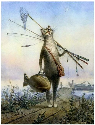 Painted Fish Feline - Creative Number Art Set