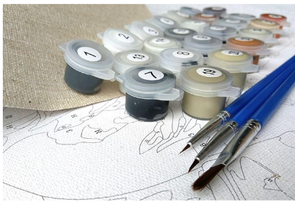 Painted Fish Feline - Creative Number Art Set