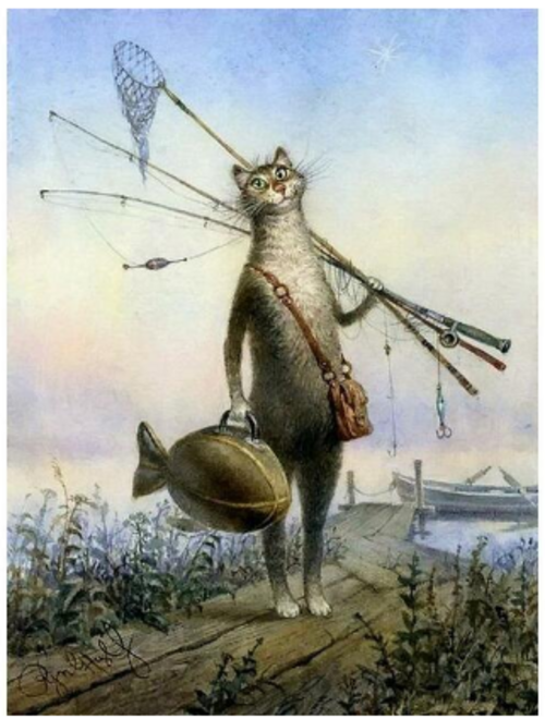 Painted Fish Feline - Creative Number Art Set