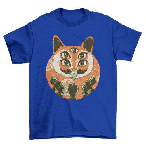 Alien cat t-shirt