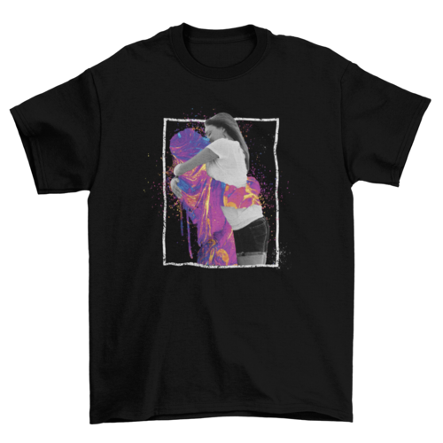 Alien abduction cat t-shirt