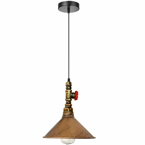 Industrial retro Steampunk Water Pipe Pendant Light~1161