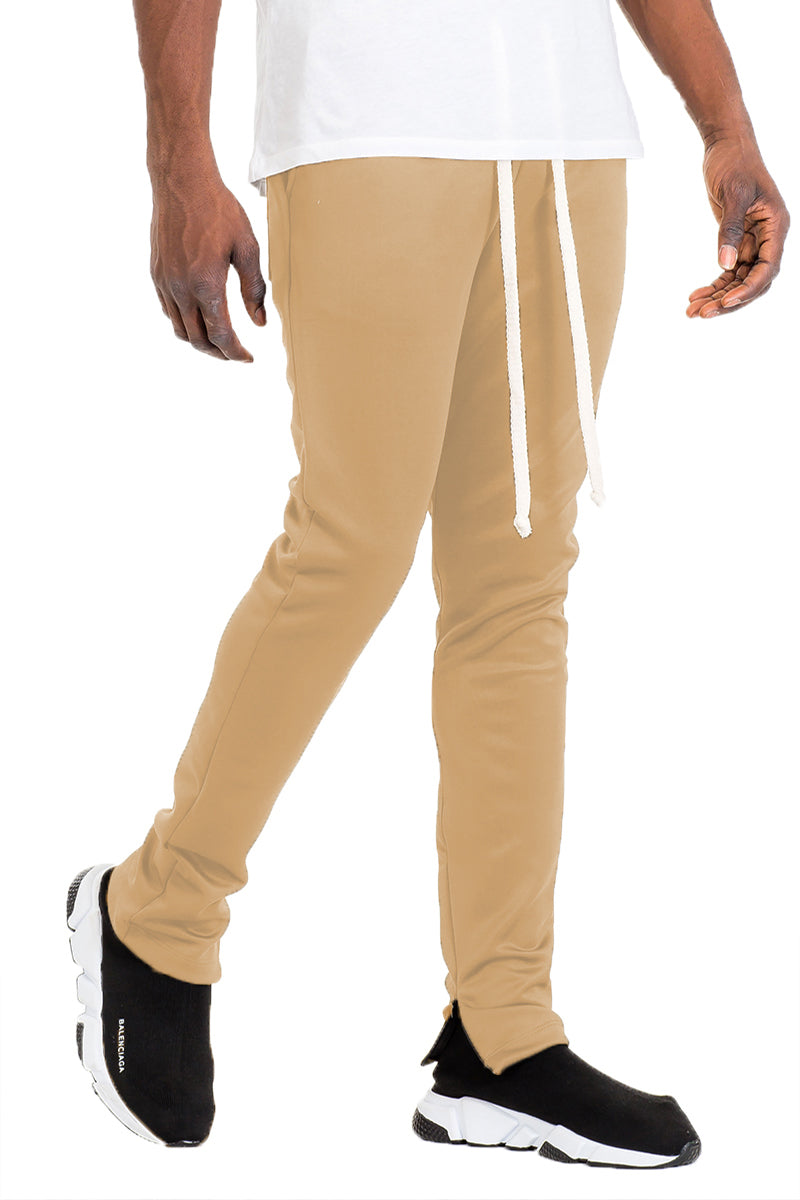 Relaxed Solid Track Pants