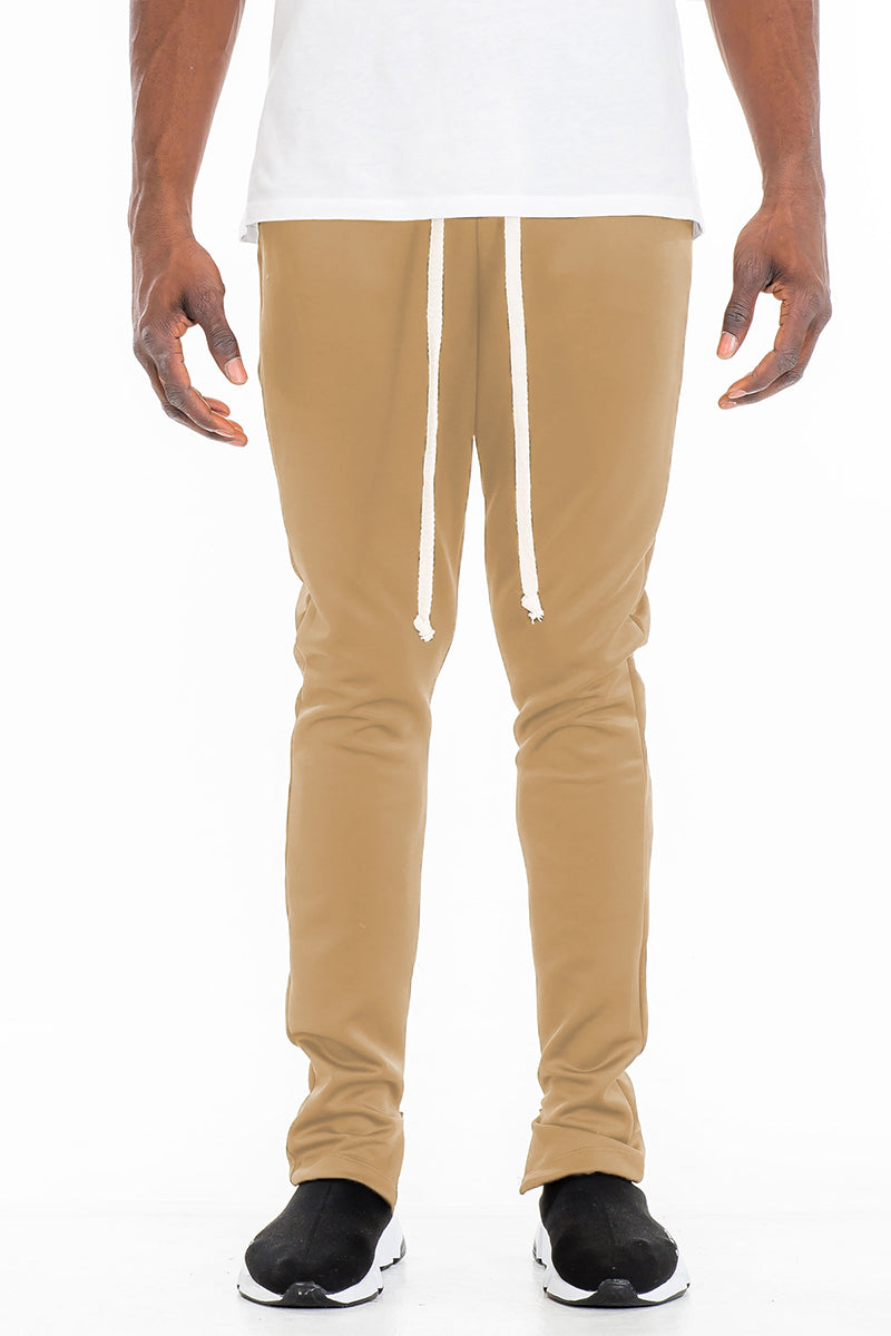 Relaxed Solid Track Pants