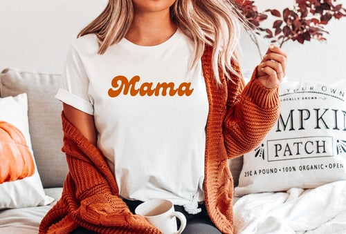 Fall Orange Mama Shirt